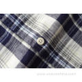 Commuter Minimalist Plaid Lapel Long Sleeved Shirt